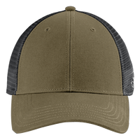 The North Face Ultimate Trucker Cap, Burnt Olive Green / Asphalt Grey, Front view
