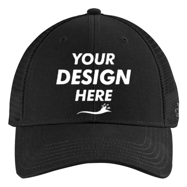 The North Face Ultimate Trucker Cap, Tnf Black / Tnf Black, Front view, Mockup