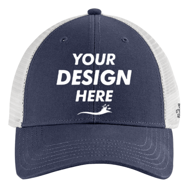 The North Face Ultimate Trucker Cap, Urban Navy / Tnf White, Front view, Mockup