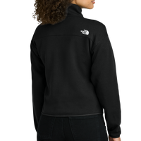 The North Face Women's Double Knit 1/2 Zip Fleece, Tnf Black, Back view