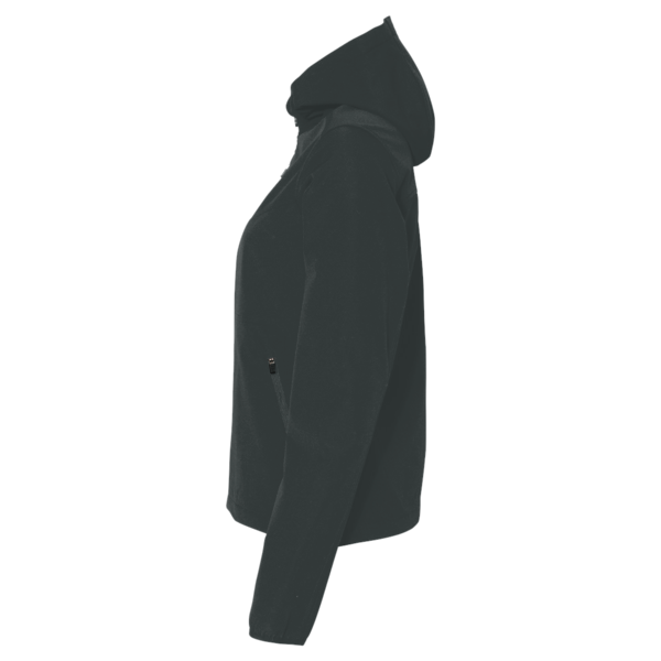 The North Face Women's Double Knit Full Zip Hoodie, Asphalt Grey / Asphalt Grey, Left Sleeve view