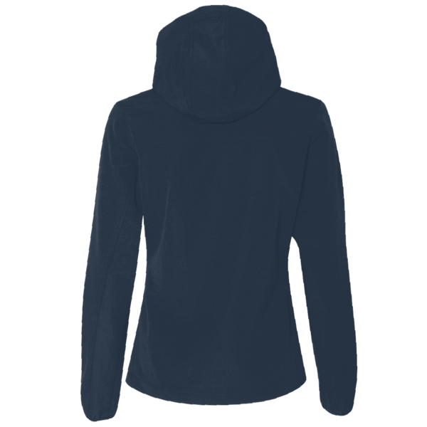 The North Face Women's Double Knit Full Zip Hoodie, Summit Navy / Summit Navy, Back view