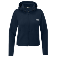 The North Face Women's Double Knit Full Zip Hoodie, Summit Navy / Summit Navy, Front view