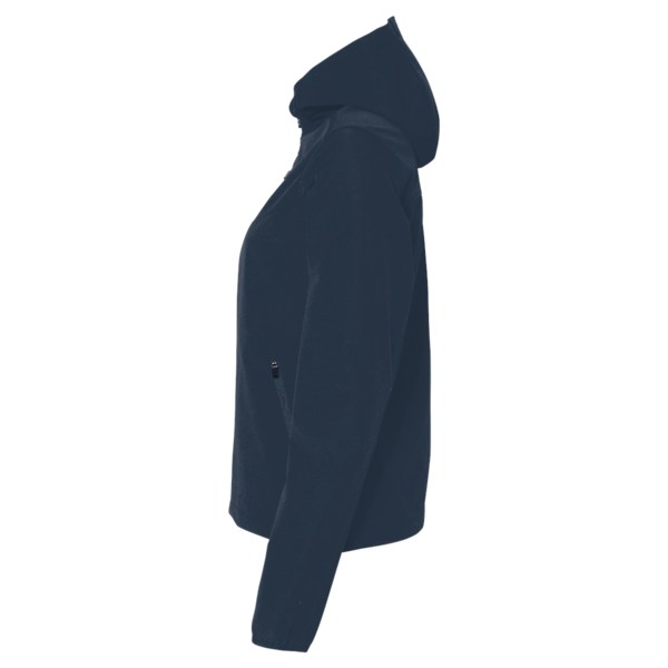 The North Face Women's Double Knit Full Zip Hoodie, Summit Navy / Summit Navy, Left Sleeve view