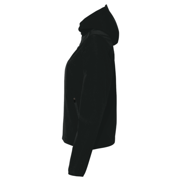 The North Face Women's Double Knit Full Zip Hoodie, Tnf Black / Tnf Black, Left Sleeve view