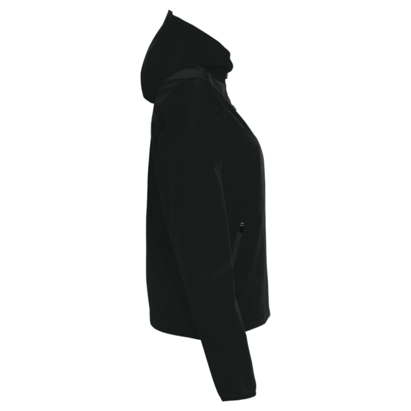 The North Face Women's Double Knit Full Zip Hoodie, Tnf Black / Tnf Black, Right Sleeve view