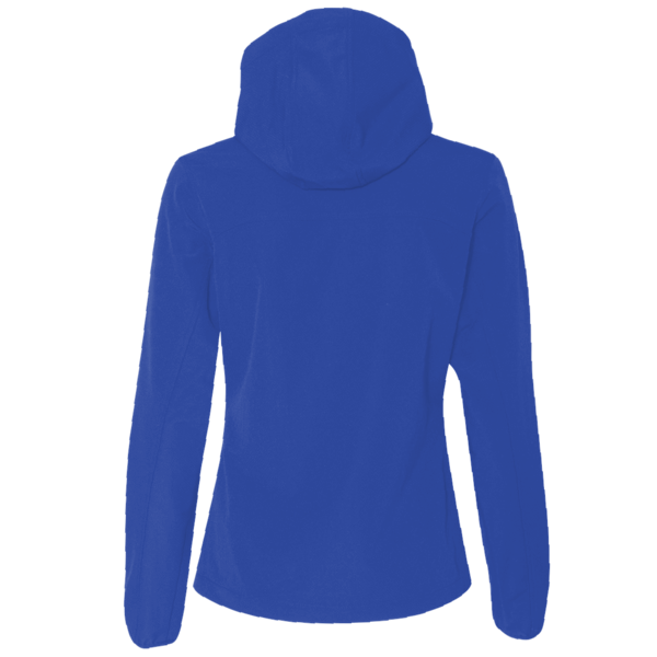 The North Face Women's Double Knit Full Zip Hoodie, Tnf Blue / Tnf Black, Back view