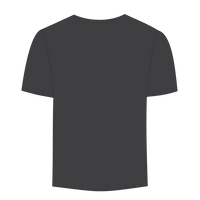 Threadfast Apparel Men's Blizzard Jersey T-Shirt, Black Blizzard, Back view