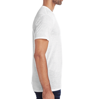 Threadfast Apparel Men's Blizzard Jersey T-Shirt, White Blizzard, Right Sleeve view