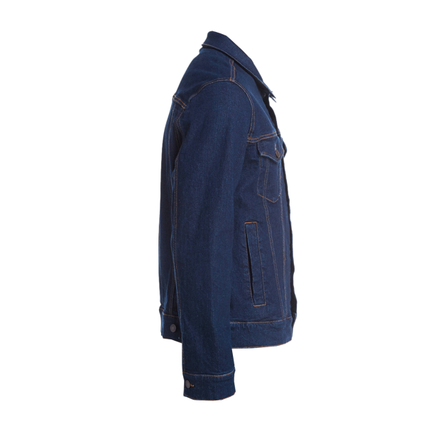 Threadfast Apparel Unisex Denim Jacket, Classic Denim, Right Sleeve view