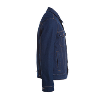 Threadfast Apparel Unisex Denim Jacket, Classic Denim, Right Sleeve view