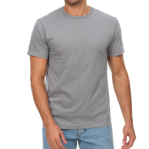Threadfast Apparel Unisex Epic T-Shirt, Asphalt, Front view