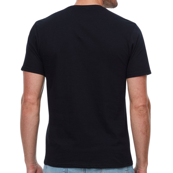 Threadfast Apparel Unisex Epic T-Shirt, Black, Back view
