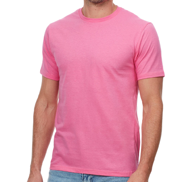 Threadfast Apparel Unisex Epic T-Shirt, Bright Pink, Front view