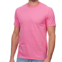 Threadfast Apparel Unisex Epic T-Shirt, Bright Pink, Front view