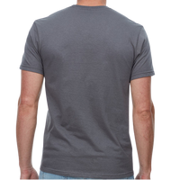 Threadfast Apparel Unisex Epic T-Shirt, Charcoal, Back view