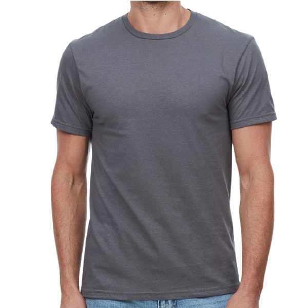 Threadfast Apparel Unisex Epic T-Shirt, Charcoal, Front view