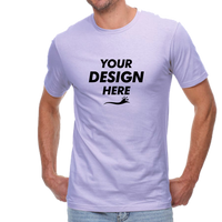 Threadfast Apparel Unisex Epic T-Shirt, Deep Lavender, Front view, Mockup