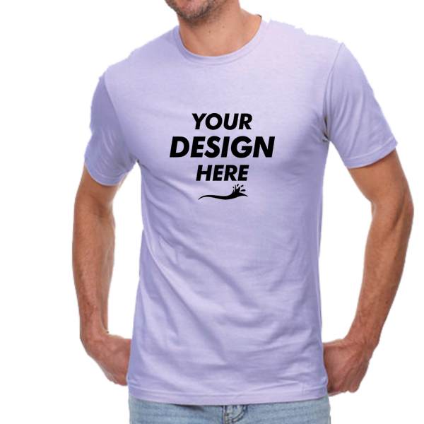 Threadfast Apparel Unisex Epic T-Shirt, Deep Lavender, Front view, Mockup