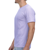 Threadfast Apparel Unisex Epic T-Shirt, Deep Lavender, Left Sleeve view