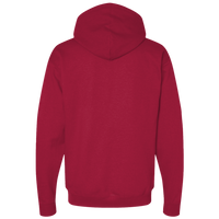 Threadfast Apparel Unisex Fleece Full-Zip Hooded Sweatshirt, Burgundy, Back view