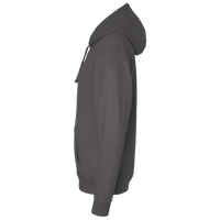 Threadfast Apparel Unisex Fleece Full-Zip Hooded Sweatshirt, Charcoal Heather, Left Sleeve view