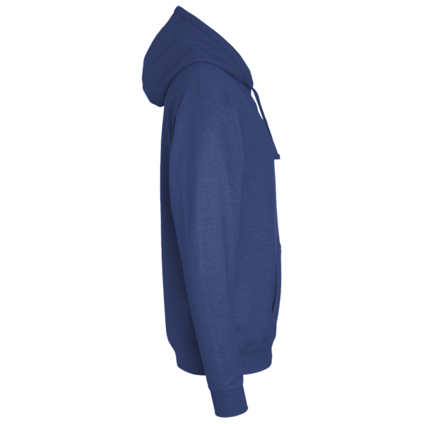 Threadfast Apparel Unisex Fleece Full-Zip Hooded Sweatshirt, Navy, Right Sleeve view