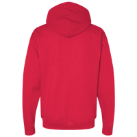 Threadfast Apparel Unisex Fleece Full-Zip Hooded Sweatshirt, Red, Back view