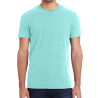 Threadfast Apparel Unisex Triblend T-Shirt, Mint Triblend, Front view