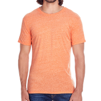 Threadfast Apparel Unisex Triblend T-Shirt, Orange Triblend, Front view