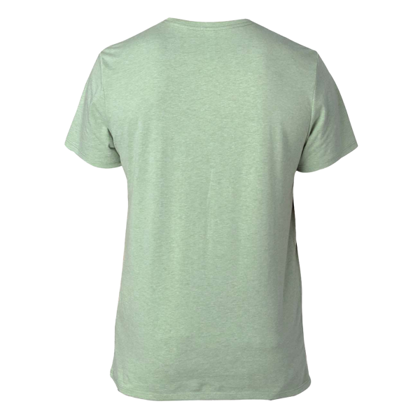 Threadfast Apparel Unisex Ultimate CVC T-Shirt, Army Heather, Back view