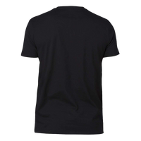 Threadfast Apparel Unisex Ultimate CVC T-Shirt, Black, Back view