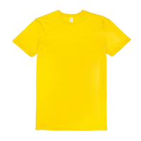 Threadfast Apparel Unisex Ultimate CVC T-Shirt, Bright Yellow, Front view