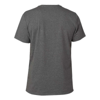 Threadfast Apparel Unisex Ultimate CVC T-Shirt, Charcoal Heather, Back view