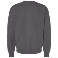 Threadfast Apparel Unisex Ultimate Crewneck Sweatshirt, Charcoal Heather, Back view