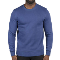 Threadfast Apparel Unisex Ultimate Crewneck Sweatshirt, Navy, Front view