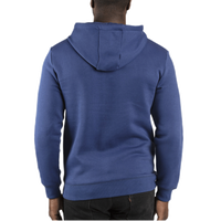 Threadfast Apparel Unisex Ultimate Fleece Pullover Hooded Sweatshirt, Navy, Back view