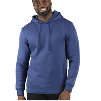 Threadfast Apparel Unisex Ultimate Fleece Pullover Hooded Sweatshirt, Navy, Front view