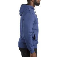 Threadfast Apparel Unisex Ultimate Fleece Pullover Hooded Sweatshirt, Navy, Right Sleeve view