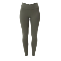 Threadfast Apparel Women's Impact Leggings, Army, Front view