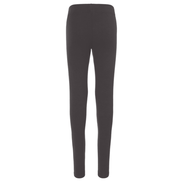 Threadfast Apparel Women's Impact Leggings, Black Heather, Back view