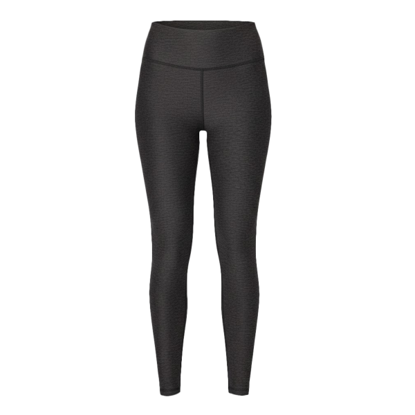 Threadfast Apparel Women's Impact Leggings, Black Heather, Front view