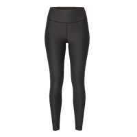 Threadfast Apparel Women's Impact Leggings, Black Heather, Front view