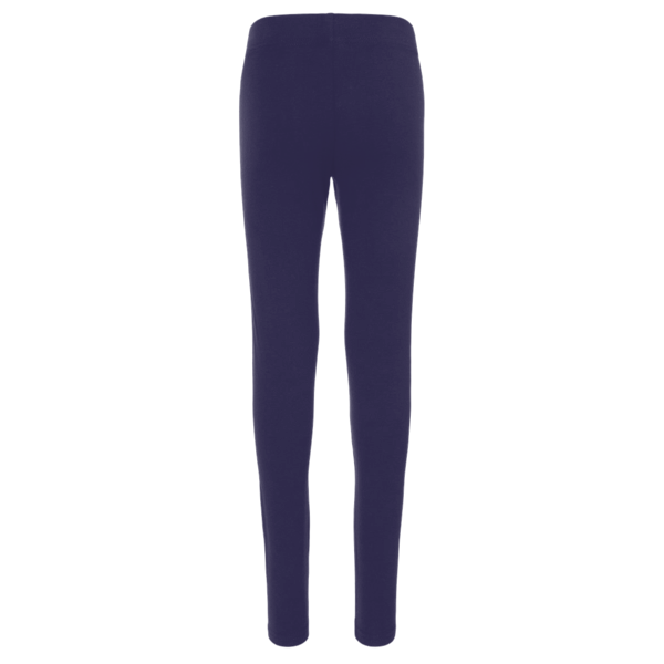 Threadfast Apparel Women's Impact Leggings, Navy, Back view