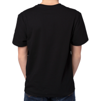 Threadfast Apparel Youth Ultimate CVC T-Shirt, Black, Back view