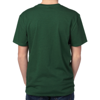 Threadfast Apparel Youth Ultimate CVC T-Shirt, Forest Green, Back view