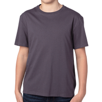 Threadfast Apparel Youth Ultimate CVC T-Shirt, Graphite, Front view