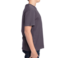 Threadfast Apparel Youth Ultimate CVC T-Shirt, Graphite, Right Sleeve view