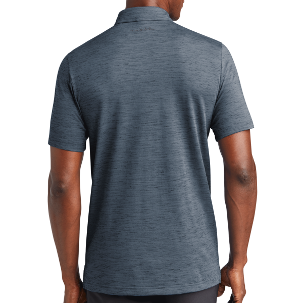 Travis Mathew Auckland Slub Polo, Blue Nights, Back view