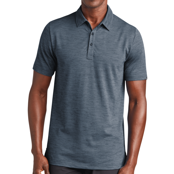 Travis Mathew Auckland Slub Polo, Blue Nights, Front view